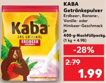 Kaufland KABA Getränkepulver Angebot