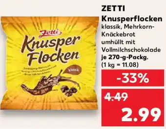 Kaufland ZETTI Knusperflocken Angebot