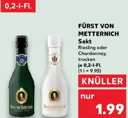Kaufland FÜRST VON METTERNICH Sekt Angebot