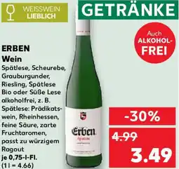 Kaufland ERBEN Wein Angebot