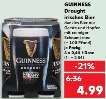 Kaufland GUINNESS Draught irisches Bier Angebot