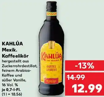 Kaufland KAHLÚA Mexik. Kaffeelikör Angebot