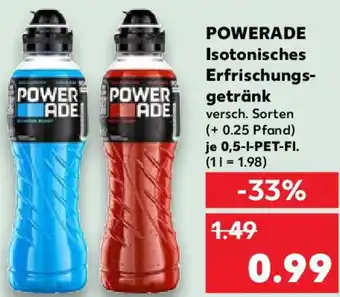 Kaufland POWERADE Isotonisches Erfrischungsgetränk Angebot