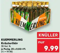 Kaufland KUEMMERLING Kräuterlikör Angebot