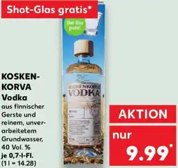 Kaufland KOSKENKORVA Vodka Angebot