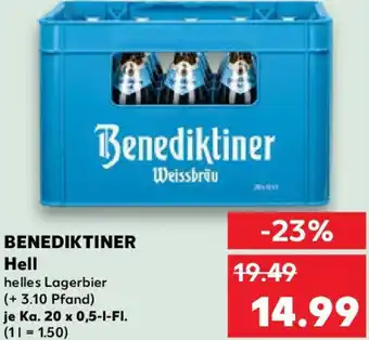 Kaufland BENEDIKTINER Hell Angebot