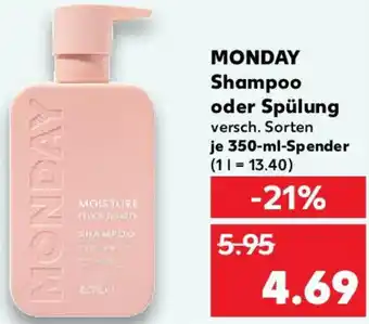 Kaufland MONDAY Shampoo oder Spülung Angebot