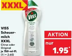 Kaufland VISS Scheuermilch XXXL Angebot