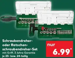 Kaufland Parkside Schraubendreher- oder Ratschenschraubendreher-Set Angebot