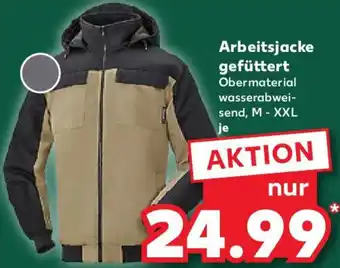 Kaufland Parkside Arbeitsjacke gefüttert Angebot