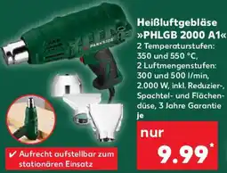 Kaufland PARKSIDE Heißluftgebläse PHLGB 2000 A1 Angebot