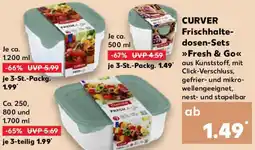 Kaufland CURVER Frischhaltedosen-Sets Fresh & Go Angebot