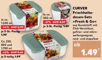 Kaufland CURVER Frischhaltedosen-Sets Fresh & Go Angebot