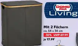 Kaufland DOMO PAK Living Wäschebox Mit 2 Fächern Angebot