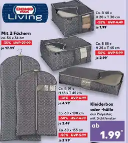 Kaufland DOMO PAK Living Kleiderbox oder -hülle Angebot