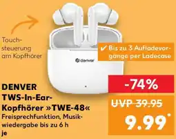 Kaufland DENVER TWS-In-Ear Kopfhörer TWE-48 Angebot