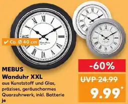 Kaufland MEBUS Wanduhr XXL Angebot