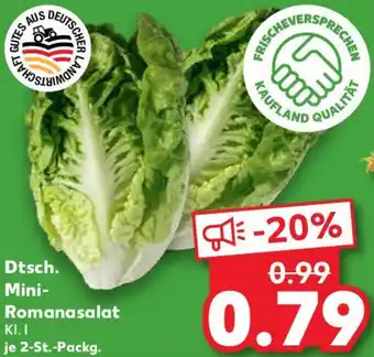 Kaufland Dtsch. Mini Romanasalat Angebot