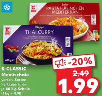 Kaufland K-CLASSIC Menüschale Angebot