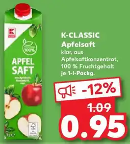 Kaufland K-CLASSIC Apfelsaft Angebot