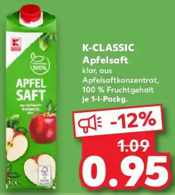 Kaufland K-CLASSIC Apfelsaft Angebot