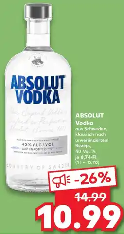 Kaufland ABSOLUT Vodka Angebot