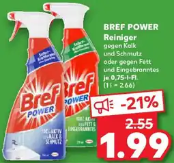Kaufland BREF POWER Reiniger Angebot