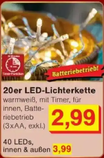 Jawoll 20er LED-Lichterkette Angebot