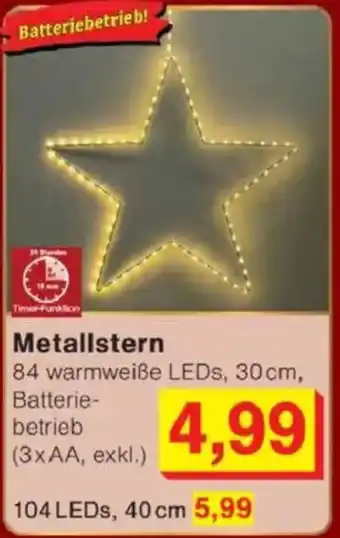 Jawoll Metallstern Angebot