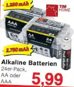 Jawoll TIM HOME Alkaline Batterien Angebot
