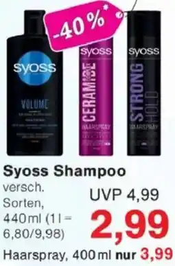 Jawoll Syoss Shampoo Angebot