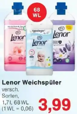 Jawoll Lenor Weichspüler Angebot