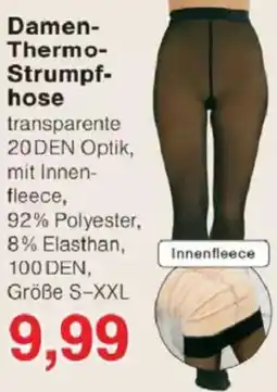 Jawoll Damen Thermo Strumpfhose Angebot