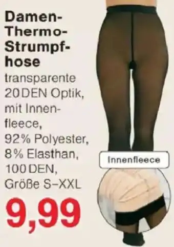 Jawoll Damen Thermo Strumpfhose Angebot