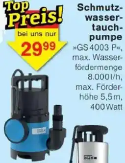 Jawoll Güde Schmutzwassertauchpumpe Angebot