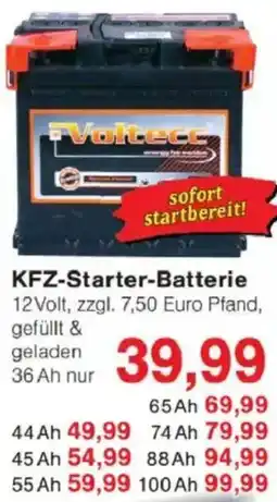 Jawoll KFZ-Starter-Batterie Angebot