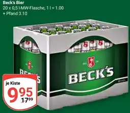 Globus Beck's Bier Angebot