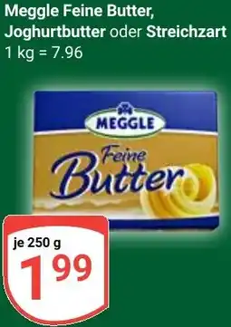 Globus Meggle Feine Butter, Joghurtbutter oder Streichzart Angebot