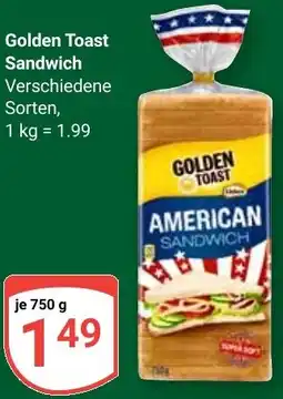 Globus Golden Toast Sandwich Angebot