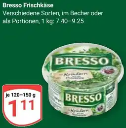 Globus Bresso Frischkäse Angebot