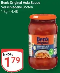 Globus Ben's Original Asia Sauce Angebot