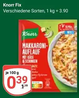 Globus Knorr Fix Angebot