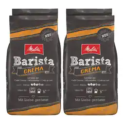 Netto Marken-Discount Melitta Barista Crema Ganze Bohne 1kg, 4er Pack Angebot