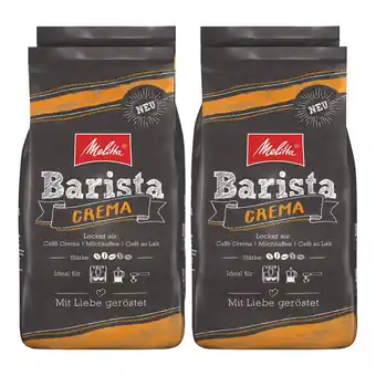 Netto Marken-Discount Melitta Barista Crema Ganze Bohne 1kg, 4er Pack Angebot