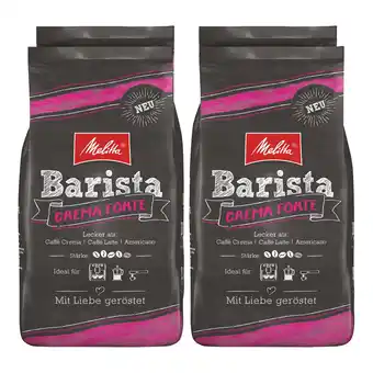 Netto Marken-Discount Melitta Barista Crema Forte Ganze Bohne 1kg, 4er Pack Angebot