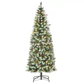 Netto Marken-Discount HOMCOM Vorbeleuchteter Weihnachtsbaum PVC, Stahl Angebot