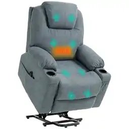 Netto Marken-Discount HOMCOM Elektrischer Aufstehsessel Polyester, Metall Angebot