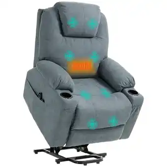 Netto Marken-Discount HOMCOM Elektrischer Aufstehsessel Polyester, Metall Angebot
