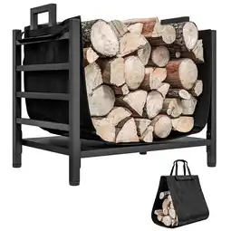 Netto Marken-Discount Outsunny Kaminholzregal Metall, Polyester Angebot