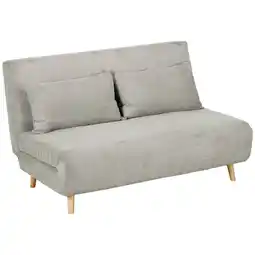 Netto Marken-Discount HOMCOM Schlafsofa Polyester, Buchenholz Angebot